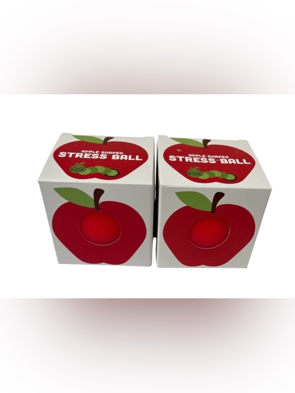 🍎(2) Viral New Apple Shape Squishy Stress Ball